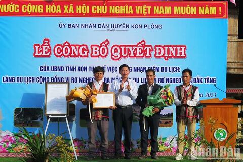 Kon Tum: Ra mắt làng du lịch cộng đồng thứ hai tại huyện Kon Plông